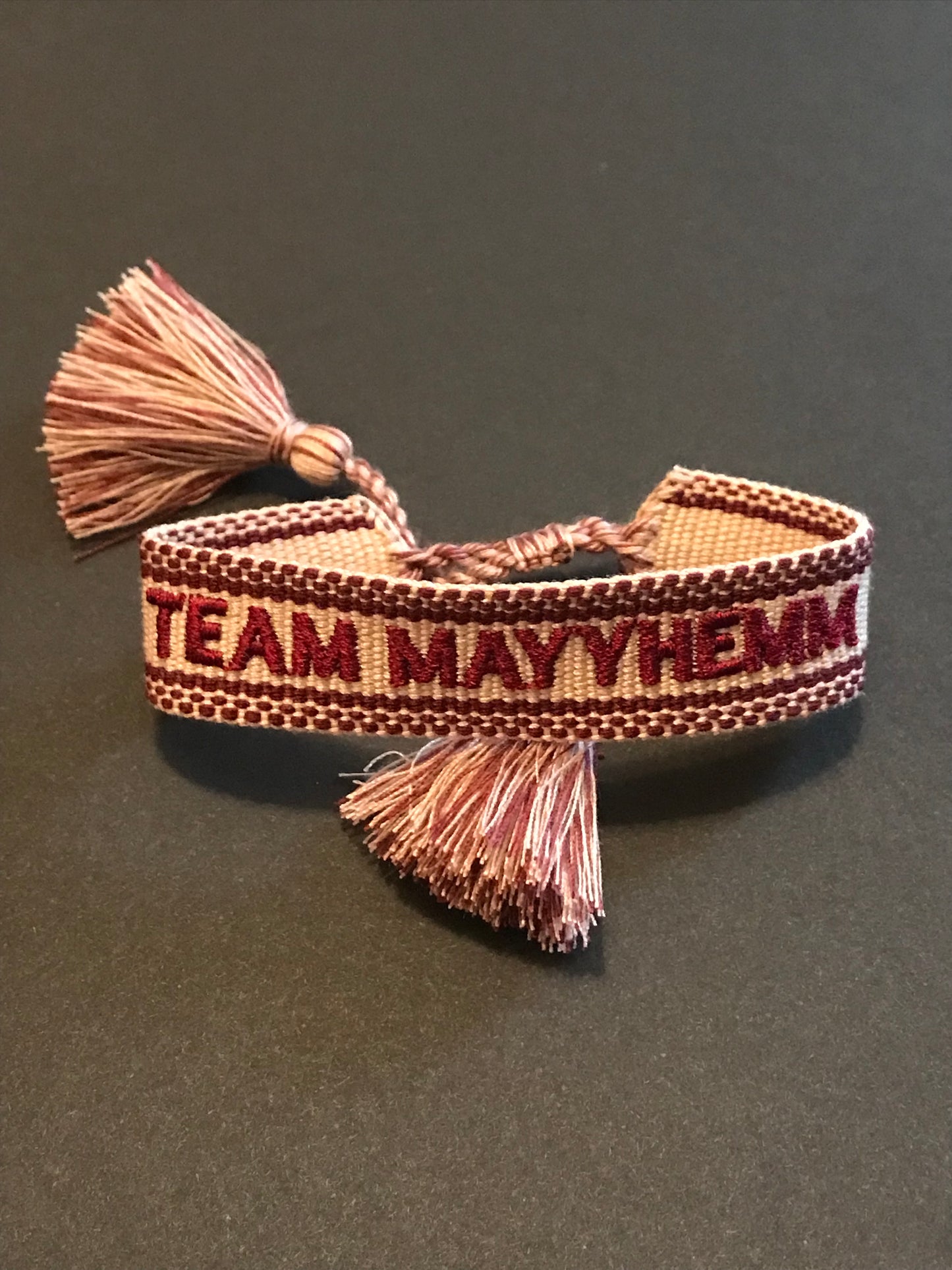 TEAM MAYYHEMM BRACELET - RED