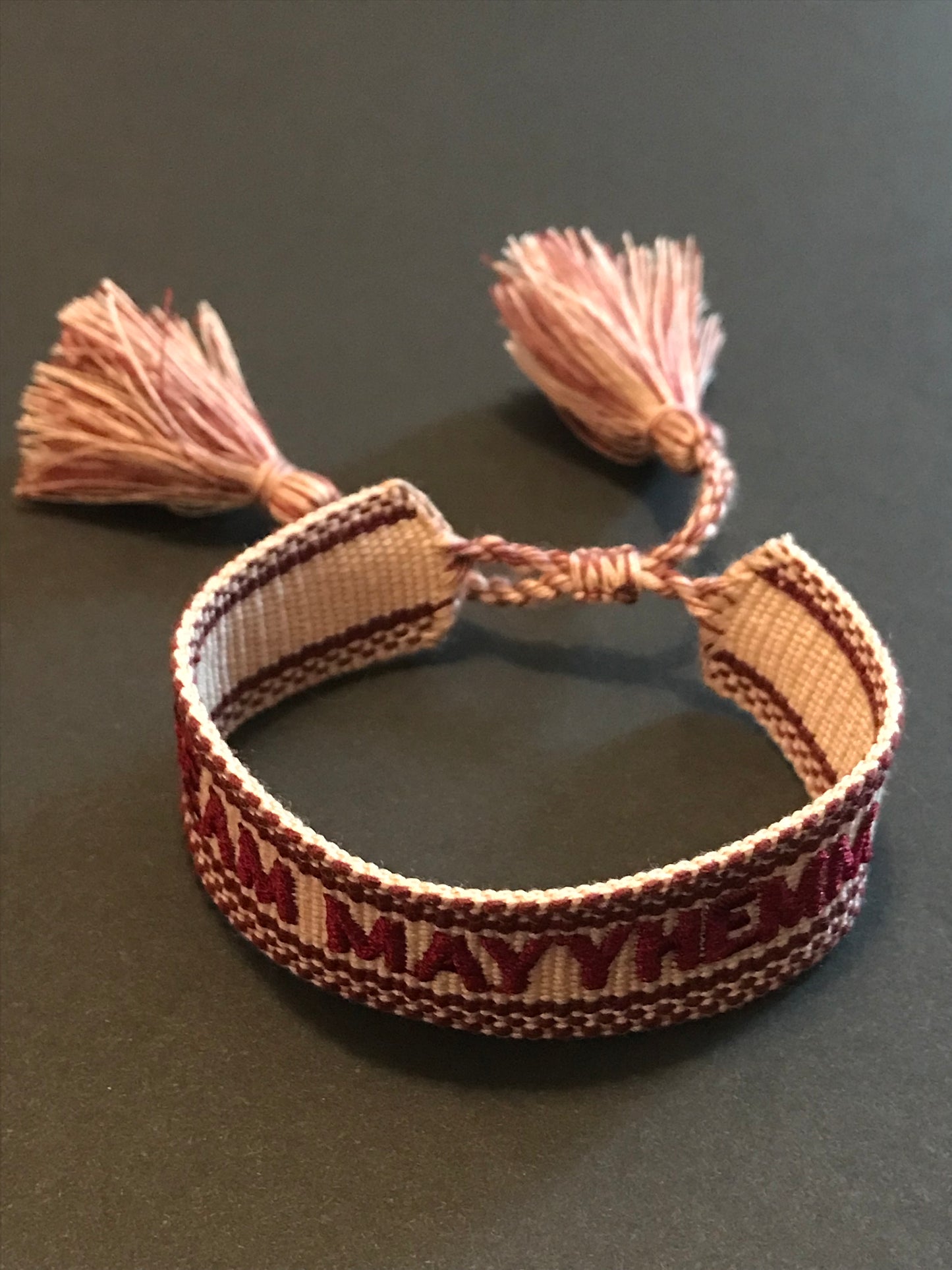TEAM MAYYHEMM BRACELET - RED
