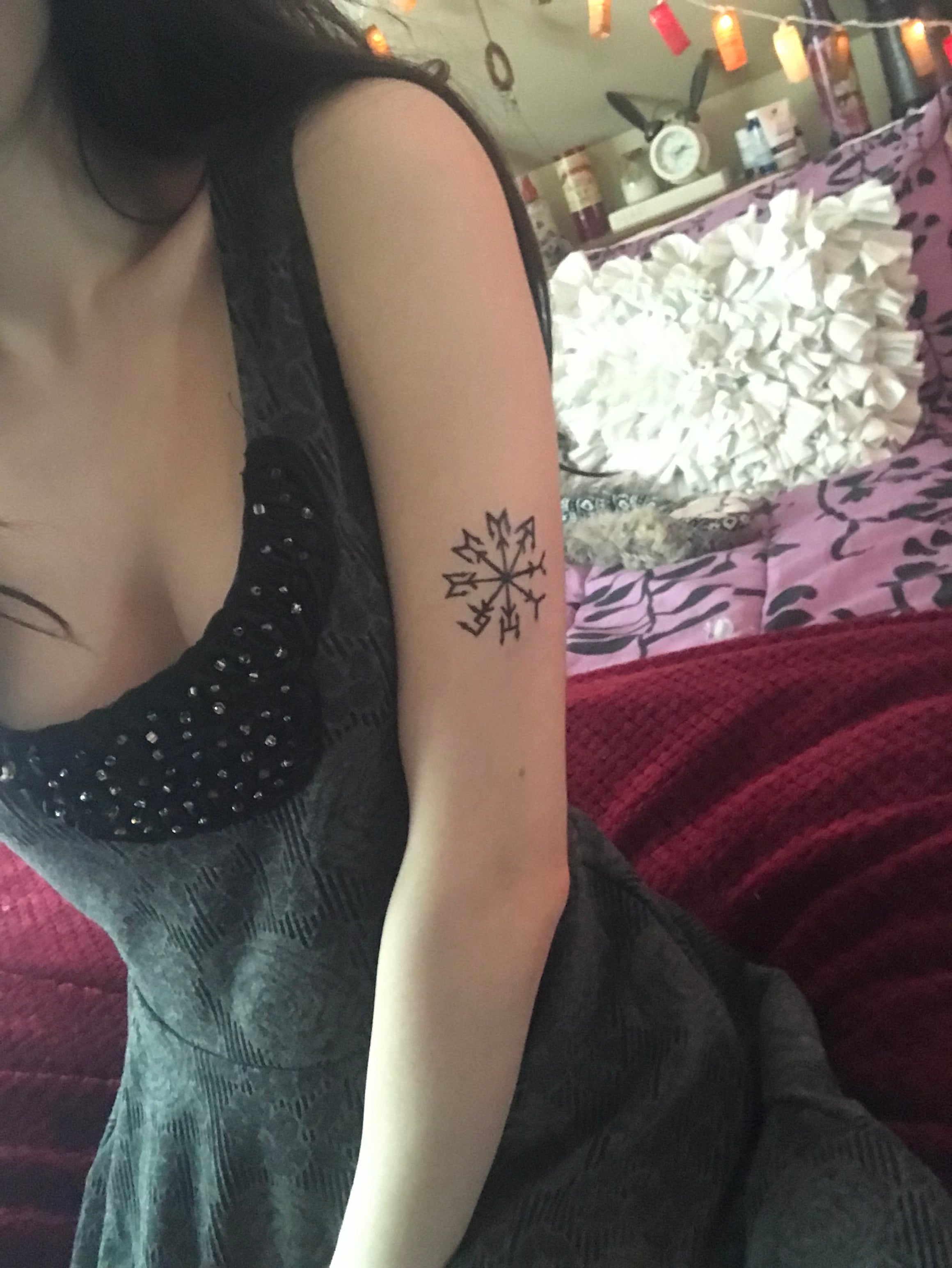Blue Snowflake - Best Tattoo Ideas Gallery