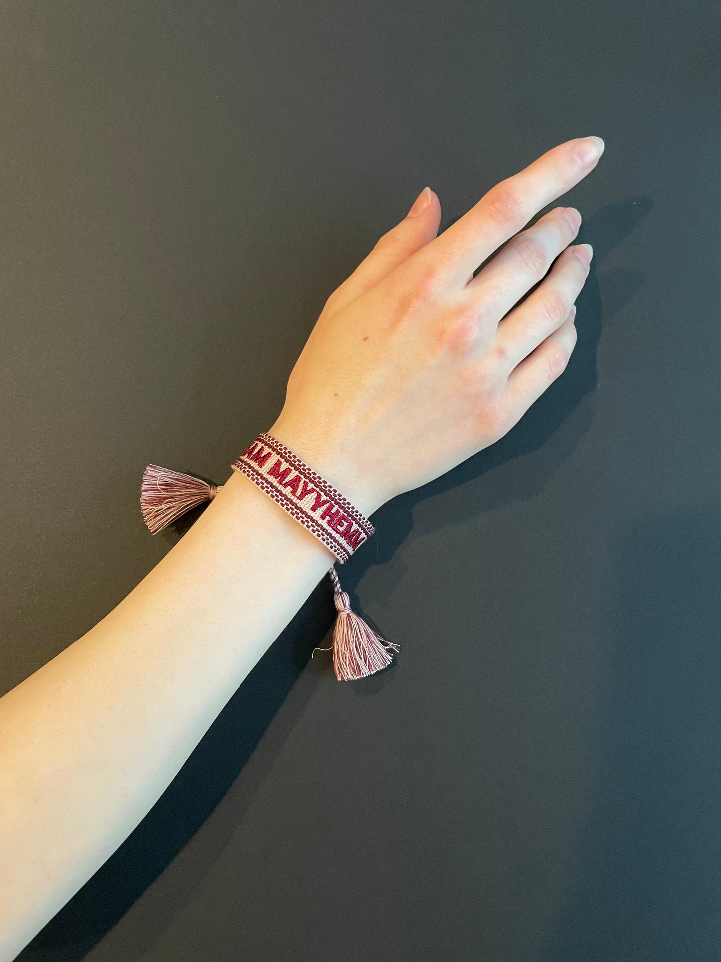 TEAM MAYYHEMM BRACELET - RED